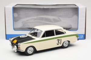 Ford Cortina Lotus #31 J. Ickx / G. Staepelaere Marathon de la Route 1966 MCG 1:18 MCG18436R Metall — Bild 6 von 6