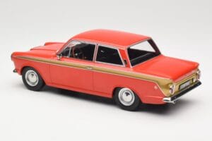 Ford Cortina Lotus Red & Gold Stripe MCG 1:18 MCG18532 Metall — Bild 5 von 6