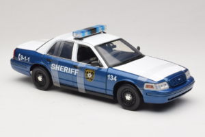 Ford Crown Victoria Police Interceptor The Walking Dead Greenlight 1:18 12957 Metall — Bild 4 von 6