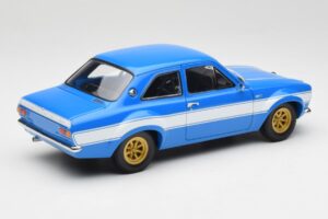 Ford Escort Mk1 RS 1600 Blau Weiß Streifen Minichamps 1:18 100688102 Metall — Bild 3 von 8