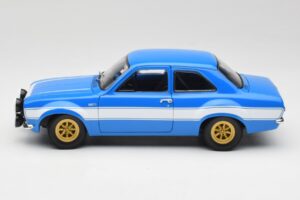 Ford Escort Mk1 RS 1600 Blau Weiß Streifen Minichamps 1:18 100688102 Metall — Bild 4 von 8
