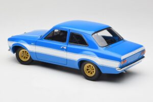Ford Escort Mk1 RS 1600 Blau Weiß Streifen Minichamps 1:18 100688102 Metall — Bild 7 von 8