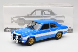 Ford Escort Mk1 RS 1600 Blau Weiß Streifen Minichamps 1:18 100688102 Metall — Bild 8 von 8