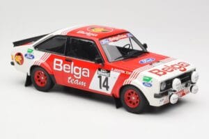 Ford Escort Mk2 RS 1800 #14 Droogmans / Joosten Belga 3rd Place Lotto Haspengouw Rally 1983 Minichamps 1:18 155838714 Metall — Bild 4 von 6