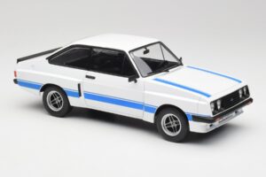 Ford Escort Mk2 RS 2000 X-Pack Diamond Weiß & Blau Stripe MCG 1:18 MCG18350 Metall — Bild 4 von 6