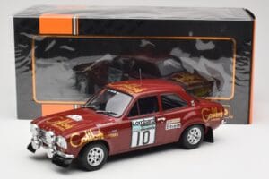 Ford Escort RS 1600 Mk1 #10 H. Mikkola / J. Davenport RAC Rally 1974 IXO 1:18 18RMC047C Metall — Bild 6 von 6