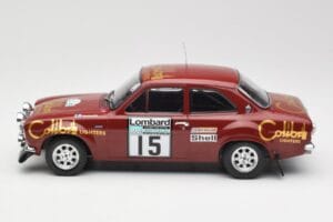 Ford Escort RS 1600 Mk1 #15 M. Alen / I. Kivimäki RAC Rally 1974 IXO 1:18 18RMC047B Metall — Bild 3 von 6