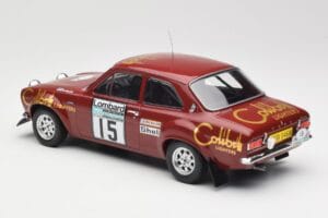 Ford Escort RS 1600 Mk1 #15 M. Alen / I. Kivimäki RAC Rally 1974 IXO 1:18 18RMC047B Metall — Bild 5 von 6