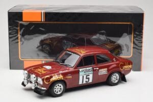 Ford Escort RS 1600 Mk1 #15 M. Alen / I. Kivimäki RAC Rally 1974 IXO 1:18 18RMC047B Metall — Bild 6 von 6