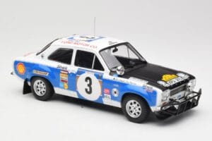 Ford Escort RS 1600 Mk1 #3 V. Preston Jr. / B. Smith Safari Rally 1973 IXO 1:18 18RMC075B Metall — Bild 4 von 6