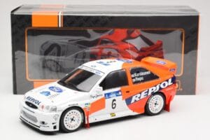 Ford Escort WRC #6 A. Schwarz / M. Giraudet Acropolis Rally 1997 IXO 1:18 18RMC172B Metall — Bild 6 von 6