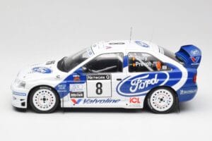 Ford Escort WRC #8 B. Thiry / S. Prevot RAC Rally 1998 IXO 1:18 18RMC170B Metall — Bild 3 von 6