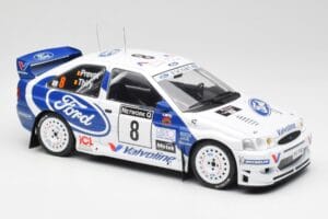 Ford Escort WRC #8 B. Thiry / S. Prevot RAC Rally 1998 IXO 1:18 18RMC170B Metall — Bild 4 von 6