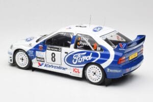 Ford Escort WRC #8 B. Thiry / S. Prevot RAC Rally 1998 IXO 1:18 18RMC170B Metall — Bild 5 von 6