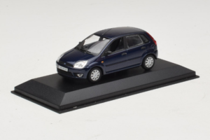 Ford Fiesta Mk5 4-Door Dunkelblau Minichamps 1:43 FIESTA001 Metall — Bild 2 von 4