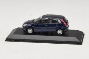 Ford Fiesta Mk5 4-Door Dunkelblau Minichamps 1:43 FIESTA001 Metall