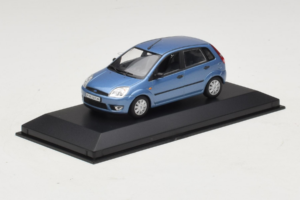 Ford Fiesta Mk5 4-Door Hellblau Minichamps 1:43 FIESTA002 Metall — Bild 2 von 4