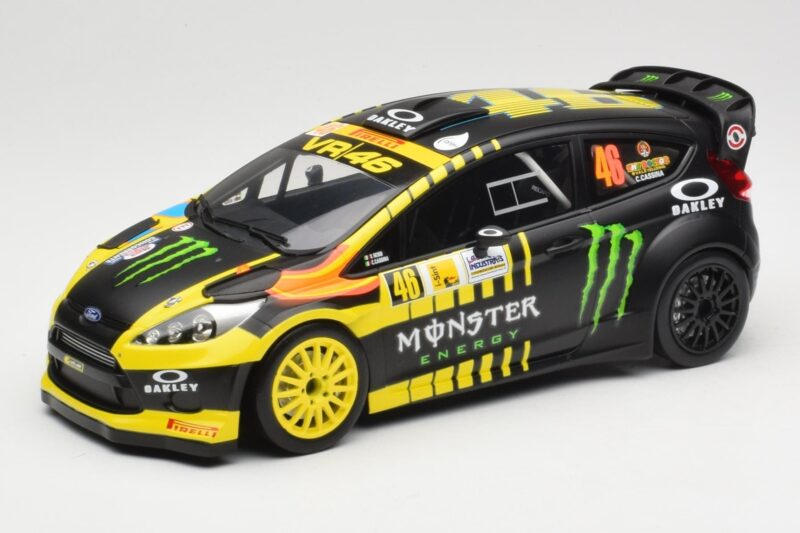Ford Fiesta RS WRC #46 V. Rossi / C. Cassina 2nd Place Monza Rally Show 2013 Minichamps 1:18 151130846 Metall