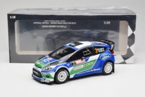 Ford Fiesta WRC #3 J-M. Latvala / M. Anttila Rally Great Britain Winner 2012 Minichamps 1:18 151120803 Metall — Bild 6 von 6