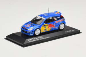 Ford Focus WRC #2 R. Baumgartner / B. Wichs Red Bull Rally Austria 2001 Minichamps 1:43 430008907 Metall — Bild 2 von 5