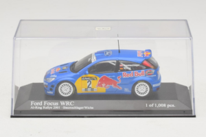 Ford Focus WRC #2 R. Baumgartner / B. Wichs Red Bull Rally Austria 2001 Minichamps 1:43 430008907 Metall — Bild 4 von 5
