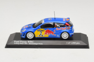 Ford Focus WRC #2 R. Baumgartner / B. Wichs Red Bull Rally Austria 2001 Minichamps 1:43 430008907 Metall