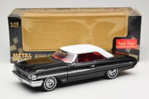 Ford Galaxie 500 Schwarz Sun Star 1:18 1442 Metall — Bild 8 von 8