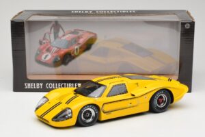 Ford GT40 Mk IV Gelb 1967 Shelby Collectibles 1:18 31414S Metall — Bild 8 von 8