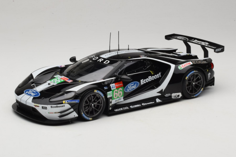 Ford GT GTE #66 O. Pla / S. Bourdais / R. Briscoe 24 Hours of Le Mans 2019 IXO 1:18 IXOSP-FGT18105 Metall