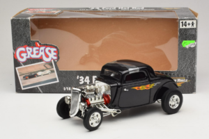 Ford Hot Rod Schwarz Rydell High Grease ERTL 1:18 36602 Metall — Bild 6 von 6