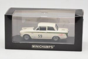 Ford Lotus Cortina Mk1 #59 J. Clark / R. Parsons Sebring 12 Hours 1964 Minichamps 1:43 400648259 Metall — Bild 4 von 4