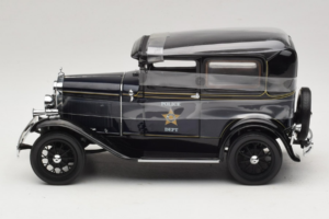 Ford Model A Tudor Police Car Motor City 1:18 43008 Metall — Bild 3 von 6