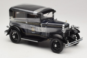 Ford Model A Tudor Police Car Motor City 1:18 43008 Metall — Bild 4 von 6