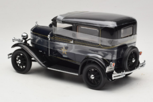 Ford Model A Tudor Police Car Motor City 1:18 43008 Metall — Bild 5 von 6