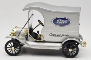 Ford Model T Delivery Truck Silber Eagle Collectibles 1:18 430600 Metall — Bild 3 von 6