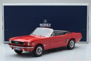 Ford Mustang Cabriolet Rot Norev 1:18 182810 Metall — Bild 6 von 6