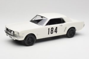 Ford Mustang Hardtop #184 B. Neyret / J. Terramorsi Rally Monte Carlo 1965 Norev 1:18 182801 Metall
