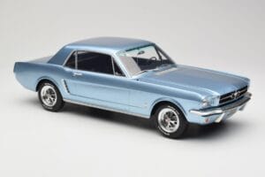 Ford Mustang V8 Hardtop Pony GT Silver Blue GT Spirit 1:12 G089 Resin — Bild 4 von 6