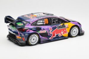 Ford Puma Rally1 #19 S. Loeb / I. Galmiche Rally Monte Carlo Winner 2022 IXO 1:18 18RMC110 Metall — Bild 2 von 6