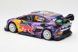 Ford Puma Rally1 #19 S. Loeb / I. Galmiche Rally Monte Carlo Winner 2022 IXO 1:18 18RMC110 Metall — Bild 5 von 6