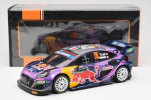 Ford Puma Rally1 #19 S. Loeb / I. Galmiche Rally Monte Carlo Winner 2022 IXO 1:18 18RMC110 Metall — Bild 6 von 6