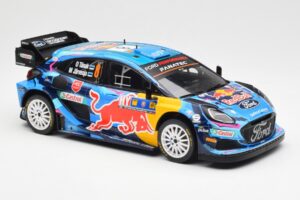 Ford Puma Rally1 #8 O. Tanak / M. Jarveoja 3rd Rally Central Europe 2023 IXO 1:18 18RMC187 Metall — Bild 4 von 6