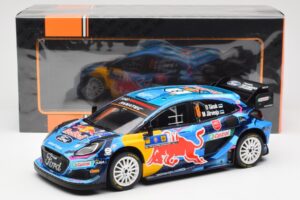 Ford Puma Rally1 #8 O. Tanak / M. Jarveoja 3rd Rally Central Europe 2023 IXO 1:18 18RMC187 Metall — Bild 6 von 6
