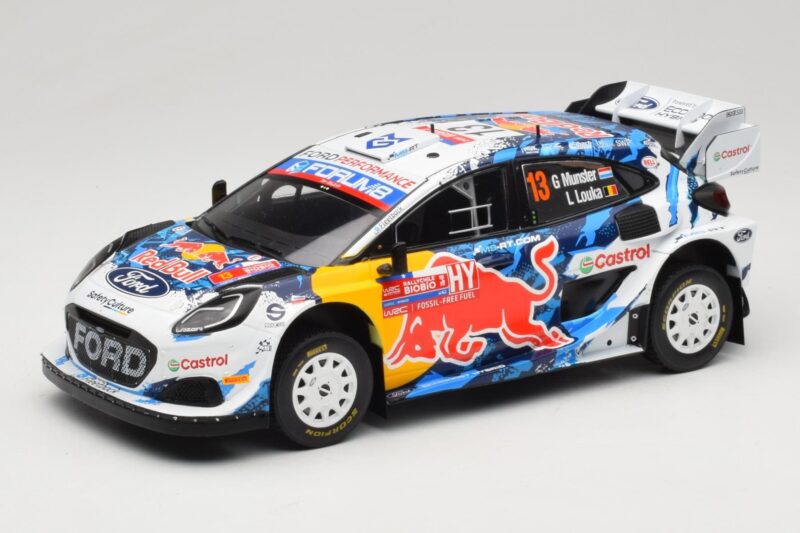 Ford Puma Rally1 #13 M-Sport Ford WRT G. Munster / L. Louka Rally Chile 2024 IXO 1:18 18RMC224 Metall