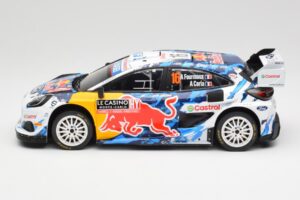 Ford Puma Rally1 WRC #16 A. Fourmaux / A. Coria Rally Monte Carlo 2024 IXO 1:18 18RMC198 Metall — Bild 3 von 6