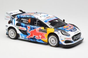 Ford Puma Rally1 WRC #16 A. Fourmaux / A. Coria Rally Monte Carlo 2024 IXO 1:18 18RMC198 Metall — Bild 4 von 6