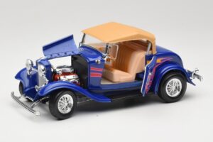 Ford Roadster Street Rod Blau with Fire Road Signature 1:18 92249 Metall — Bild 2 von 8