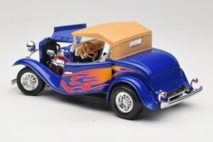 Ford Roadster Street Rod Blau with Fire Road Signature 1:18 92249 Metall — Bild 5 von 8