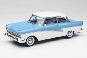 Ford Taunus 17M P2 Hellblau & Weiß BoS Models 1:18 BOS019 Metall