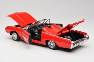 Ford Thunderbird Cabriolet Rot Anson 1:18 30334 Metall — Bild 5 von 8